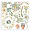 Stamperia Assortment Rub-On Kit 6/Pkg-Daisy Art - 5A003K4R-1HFH3