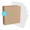 Simple Stories SN@P! D-Ring Binder 6"X8" -Kraft - 5A003J62-1HDG0 - 810191524304