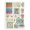 Stamperia A5 Washi Pad 8/Pkg-Daisy Art - 5A003K5G-1HFHN
