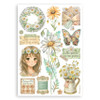 Stamperia A5 Washi Pad 8/Pkg-Daisy Art - 5A003K5G-1HFHN