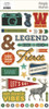 Simple Stories Foam Stickers-Rustic Legend - 5A003JRF-1HDZS