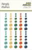 Simple Stories Glossy Enamel Dots-Rustic Legend - 5A003JRJ-1HDZX - 810191524175