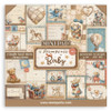 Stamperia Mini Pad, Ephemera And Die Cuts-Baby - 5A003H52-1HC93