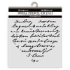 Stamperia Stencil 4.72"X 4.72"-Heart With Writing - 5A003H5J-1HC7B - 5993110049524