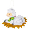 Bucilla Felt Ornaments Applique Kits Set Of 6-Little Blessed Nativity - 5A003MMM-1HJ3X