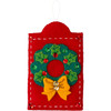 Buciall Felt Gift Tags Applique Kit Set Of 12-Holiday Gift Tags - 5A003MMN-1HJ3Y