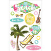 Paper House 3D Stickers 4.5"X7.5"-At The Beach - STDM272E