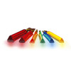 Triangular Handle Paint Brushes 6/Pkg-2 Each Of Flat, Angled & Round - 14532