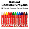 Brilliant Beeswax Crayons In Storage Case-12/Pkg - 129112