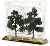 Woodland Scenics 5"-6" Trees 2/Pkg-Medium Green - 5A003JBT-1HDMG - 724771015130