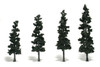 Woodland Scenics 4"-6" Pine Trees 4/Pkg-Conifer Green - 5A003JBH-1HDMK