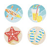 Diamond Dotz Diamond Art Coaster Kit 3.9"X3.9"-Vacation - 5A003JCR-1HDNH