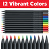 Faber-Castell Black Edition Color Pencils 12/Pkg-12/Pkg - 5A003JDM-1GKYV
