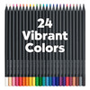 Faber-Castell Black Edition Color Pencils 24/Pkg-24/Pkg - 5A003JDR-1GKZ3