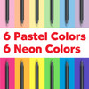 Faber-Castell Black Edition Color Pencils-Neon + Pasel - 5A003JDC-1GKZ6