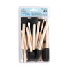 Crafter's Choice Foam Brush Set-25 Pack - 5A003J4L-1HDC4 - 090672073754