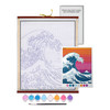 Faber-Castell Paper Scroll Painting Kit-The Great Wave - 5A003H0Q-1HC6H