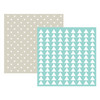 Goosebumpz 6"X6" Embossing Folder 2/Pkg-Triangle - LEF6-3713