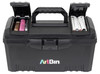 ArtBin Twin Top Art Tote-17"X8.5"X8.5" Black - 6918AB