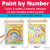 Faber-Castell Paint By Number-Sweets Wall Art - 5A003JDY-1HDP8