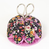 Dritz Domed Pin Cushion-Black And Pink Floral - Z00268
