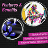 Faber-Castell Black Ed. Shake & Paint Acrylic Markers 6/Pkg-Metallic Colors - 5A003JDL-1HDPJ