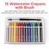 Faber-Castell Watercolor Crayons-15/Pkg - 5A003JD9-1HDPL