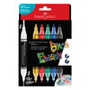 Faber-Castell Black Ed. Shake & Paint Acrylic Markers 6/Pkg-Classic Colors - 5A003JD4-1HDPB - 6933256660497