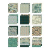 2 Pack - Idea-ology Double-Sided Cardstock 12"X12" 12/Pkg-Palette Collection: Teal - 5A003KR5-1HG6M