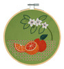 3 Pack - DMC Embroidery Beginner Kits-Oranges 9.8"X9.8" - 5A003KSP-1HG8C
