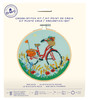 3 Pack - DMC Counted Cross Stitch Beginner Kits -Red Bike 9.8"X9.8" - 5A003KSN-1HG8H - 3357995066557