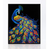 3 Pack - Diamond Dotz Diamond Facet Art Kit 8"X10" 4/Pkg-Neon Flock Peacock - 5A003T17-1HPFM
