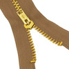 6 Pack - Avanti Brass Zipper 7"-Moonlight - 5A003SG4-1HPZT - 700332275601