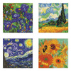 3 Pack - Diamond Dotz Diamond Facet Art Kit 8"X10" 4/Pkg-Van Gogh Quartet - 5A003T3M-1HPJ7