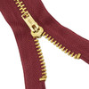 6 Pack - Avanti Brass Zipper 9"-Deep Claret - 5A003SF8-1HPZR - 700332495139
