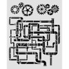 3 Pack - Stamperia Stencil 7.87"X9.84"-Tubes - 5A003N8L-1HJPS