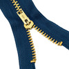 6 Pack - Avanti Brass Zipper 7"-Mood Indigo - 5A003SG4-1HPZ9 - 700332275625