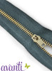 6 Pack - Avanti Brass Zipper 3"-Garden Topiary - 5A003SG2-1HPZJ