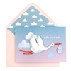 3 Pack - Crate Paper - Greeting Card - 5x7 - Baby-Stork - Foil - 5A002NKW-1GQ5C