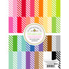 Doodlebug Double-Sided Paper Pad 6"X8"-Candy Stripe - Sprinkles - 5A003T7Y-1HQ2N - 842715090606