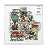 AALL And Create A7 Photopolymer Clear Stamp Set-Miniature Postage Stamps - 5A003T0M-1HPFK