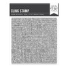 Hero Arts Cling Stamp 6"X6"-Friendly Type - 5A003SP1-1HP88 - 085700950862