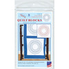 Jack Dempsey Stamped Quilt Blocks 18"X18" 6/Pkg-Feathering Circle - 5A003T93-1HQ3W - 013155470734