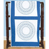 Jack Dempsey Stamped Quilt Blocks 18"X18" 6/Pkg-Feathering Circle - 5A003T93-1HQ3W