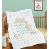 Jack Dempsey Stamped Crib Quilt Top-Peek-A-Boo Teddy - 5A003T8X-1HQ46
