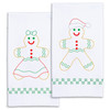 Jack Dempsey Stamped Decorative Hand Towels-Gingerbread - 5A003T8W-1HQ48