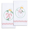 Jack Dempsey Stamped Decorative Hand Towels-Candy Claus - 5A003T8W-1HQ49