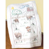 Jack Dempsey Stamped Lap Quilt-Highland Cows - 5A003T8S-1HQ3P