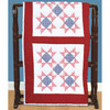 Jack Dempsey Stamped Quilt Blocks 18"X18" 6/Pkg-Stars - 5A003T93-1HQ4H