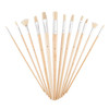 Royal & Langnickel White Bristle Long Handle Set-12pc- Variety Brush Set - 5A003T2V-1HPHG